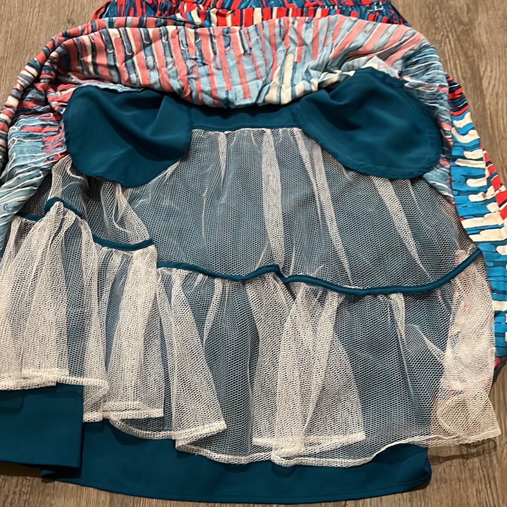 📌 Anthropologie Tracy Reese Plenty Multicolored Fit & Flare Zipper Back Size 4 - Picture 4 of 7